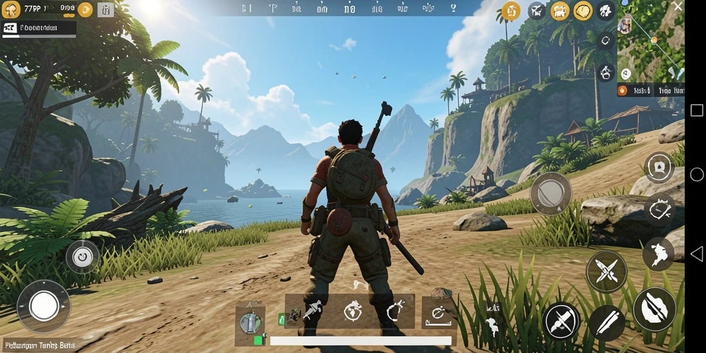 Tampilan gameplay <strong>77RP</strong> yang dinamis dan menawan di dunia terbuka.