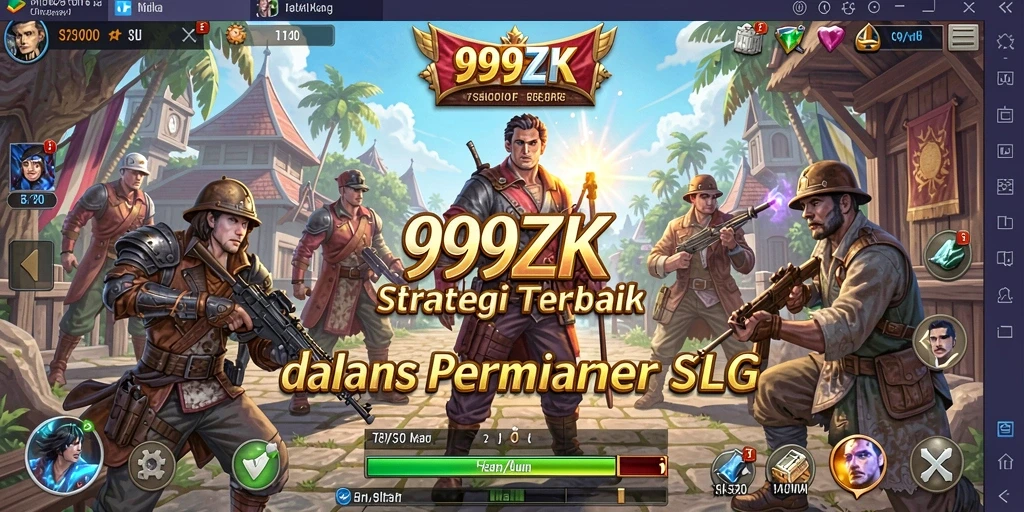 Tampilan gameplay yang mendebarkan dari 999ZK.