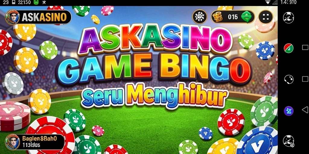 Tampilan gameplay seru di ASKASINO dengan kartu Bingo.