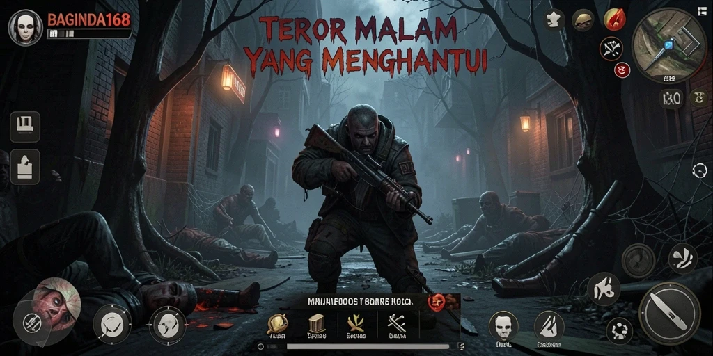 Screenshot gameplay <strong>BAGINDA168</strong> yang mendebarkan dan menakutkan.