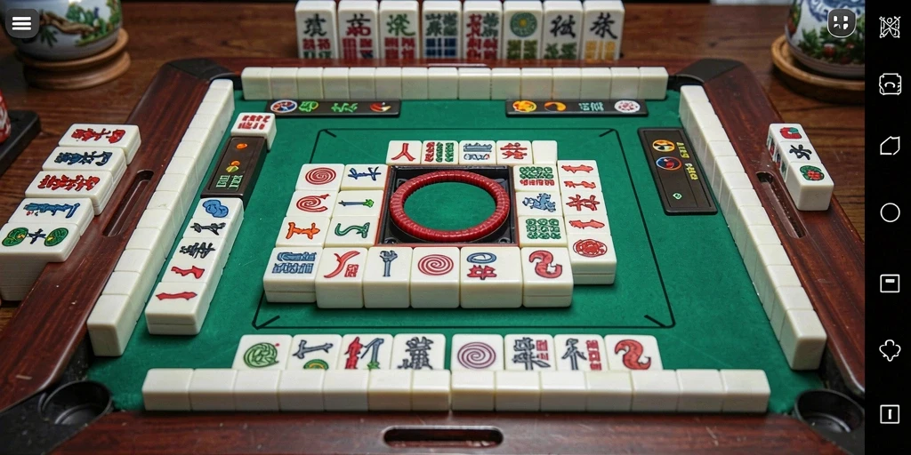 Tampilan gameplay DKK yang menarik dan seru dalam permainan Mahjong.