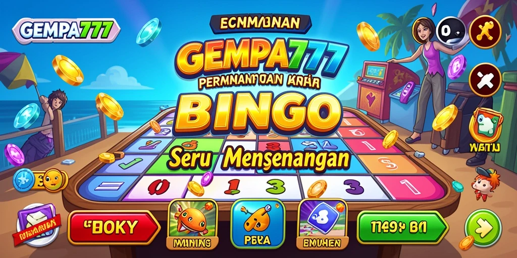 Tampilan menarik dari gameplay Bingo di GEMPA777.