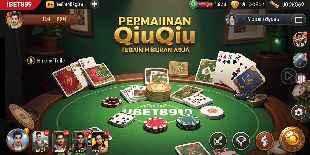 Tampilan gameplay QiuQiu yang seru dan interaktif.