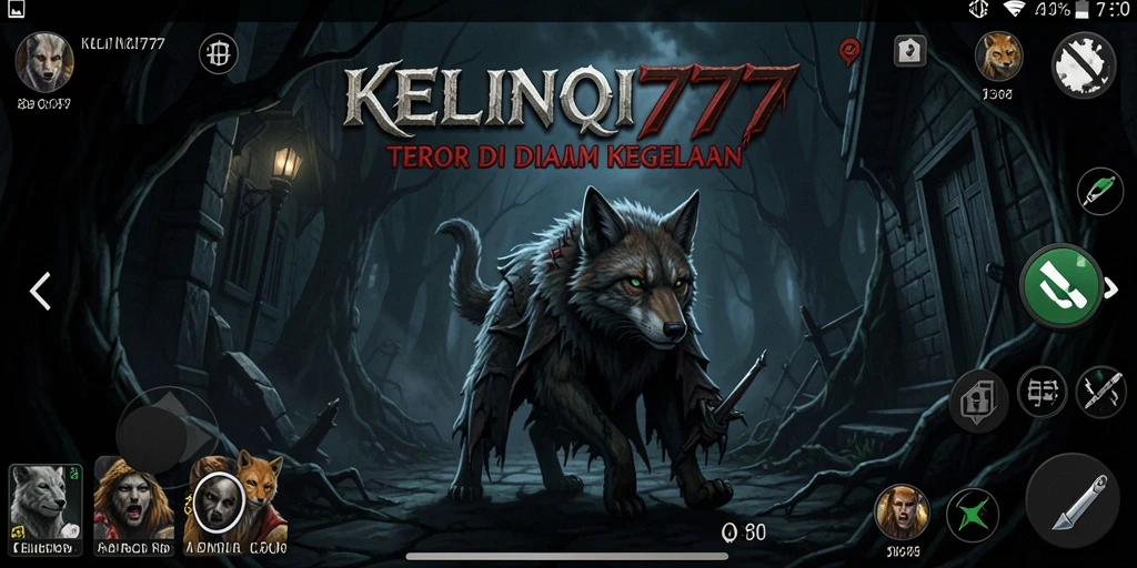 Screenshot KELINCI777 menampilkan suasana mencekam dalam permainan horror.