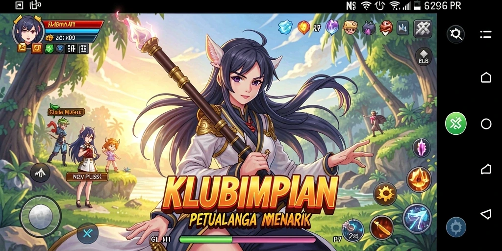 Gameplay seru dan karakter anime menarik di KLUBIMPIAN.