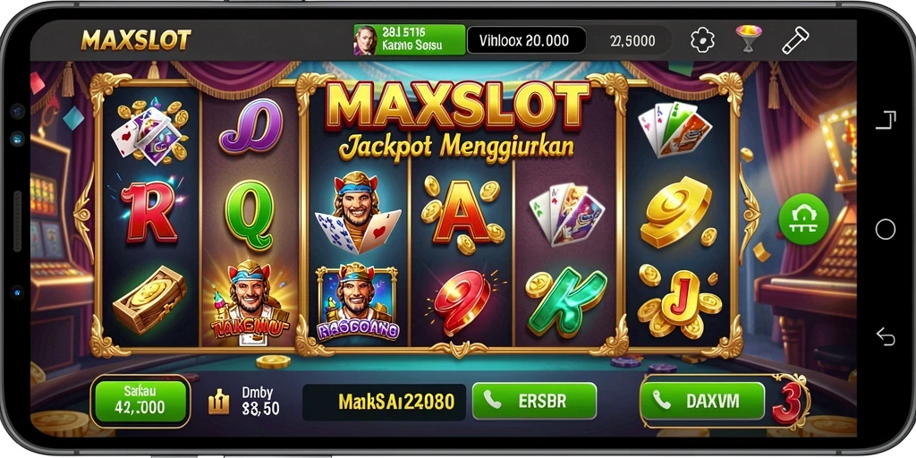 Gameplay menarik dari MAXSLOT dengan desain visual yang memukau.