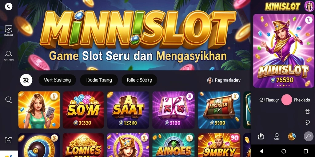 Tampilan gameplay seru di <strong>MINISLOT</strong> dengan grafis mengagumkan.