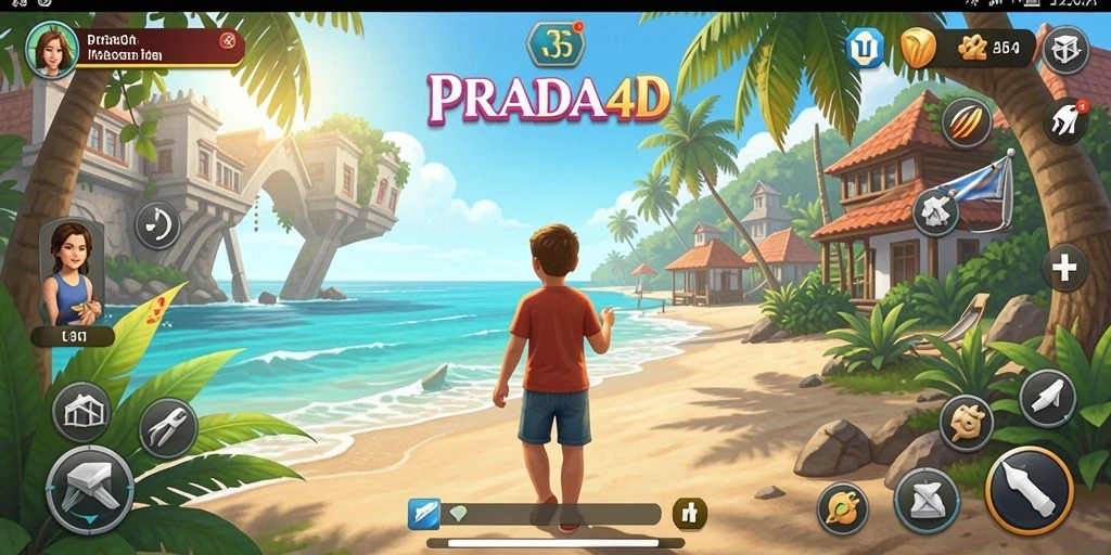 Screenshot menunjukkan gameplay menarik PRADA4D dengan tingkat kesenangan yang tinggi.