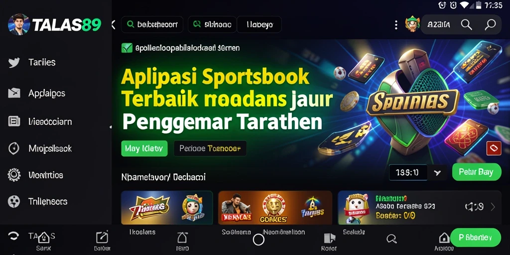 Tampilan screenshot utama TALAS89 saat taruhan berlangsung.