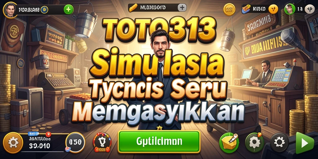 Screenshot utama TOTO313 yang menunjukkan gameplay Tycoon yang seru.