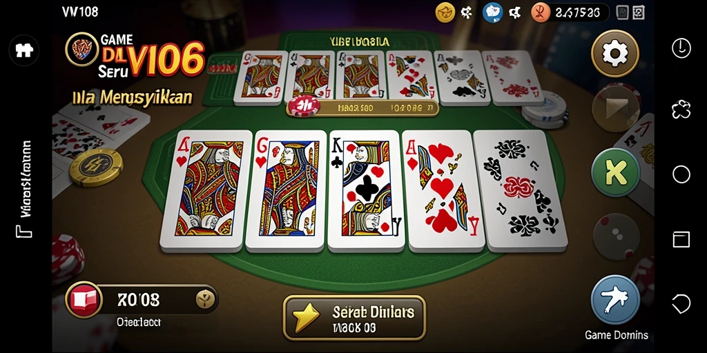 Gameplay seru Domino di VW108 dengan grafis menarik.
