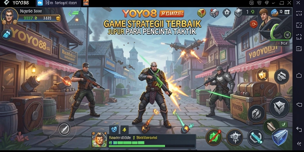 Tampilan gameplay strategis yang mendebarkan dan mendalam di YOYO88.
